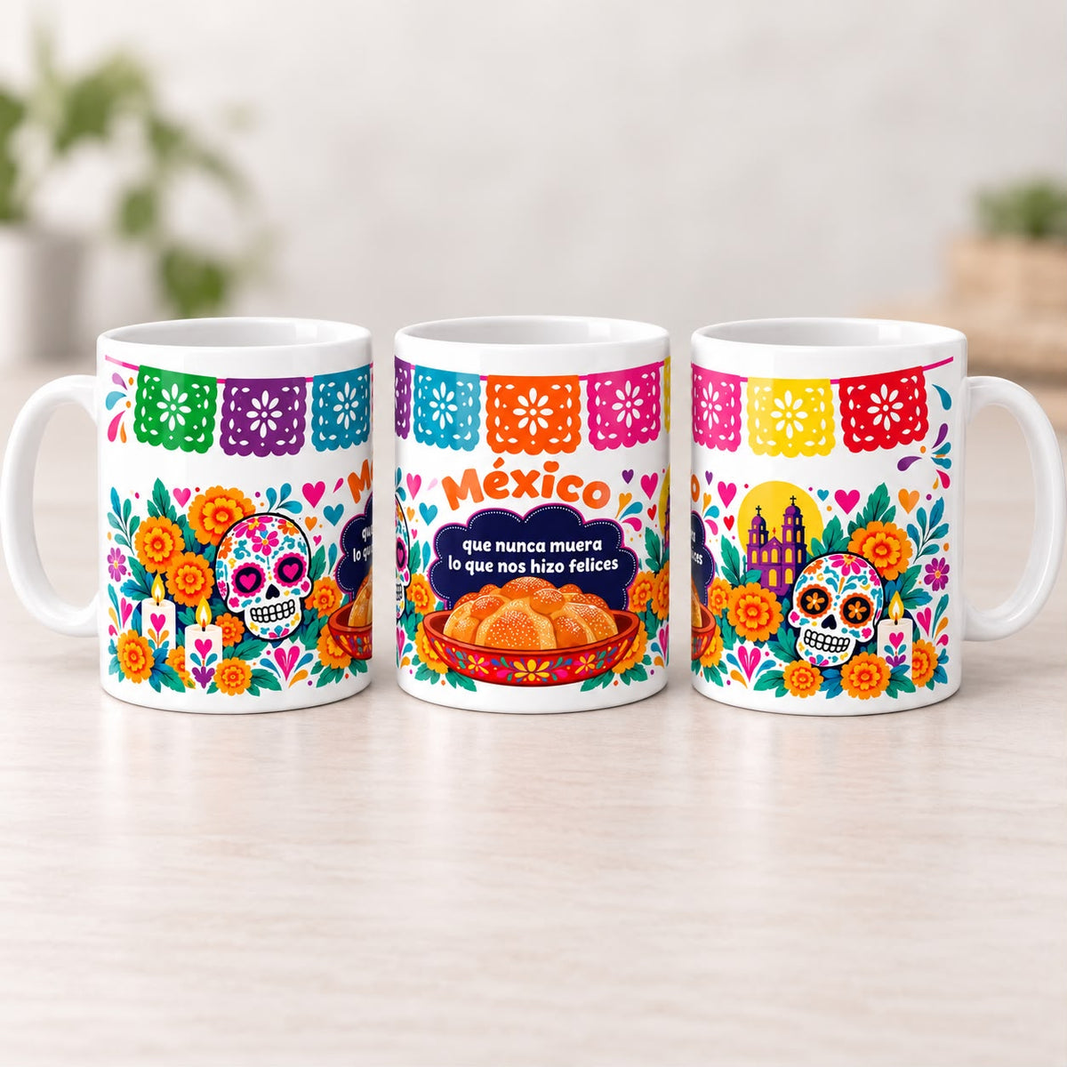 Taza Recuerdos de México  | La Memoria Florece